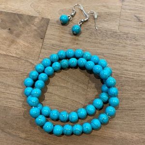 💎Turquoise Earrings and Bracelets